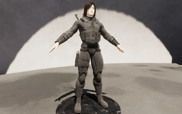 hero man Model 3D .c4d .max .obj .3ds .fbx .stl .blend 