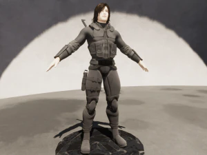 hombre h&eacute;roe Modelo 3D