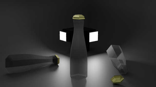 bottle by vudu95 Modelo 3D .c4d .max .obj .3ds .fbx .stl .blend 