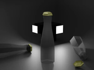 bottle by vudu95 3D Model