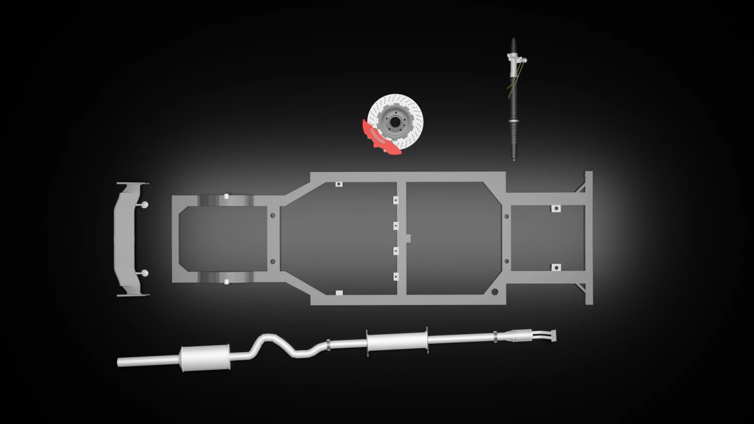 parts kit by vudu95 3D Model .c4d .max .obj .3ds .fbx .stl .blend 