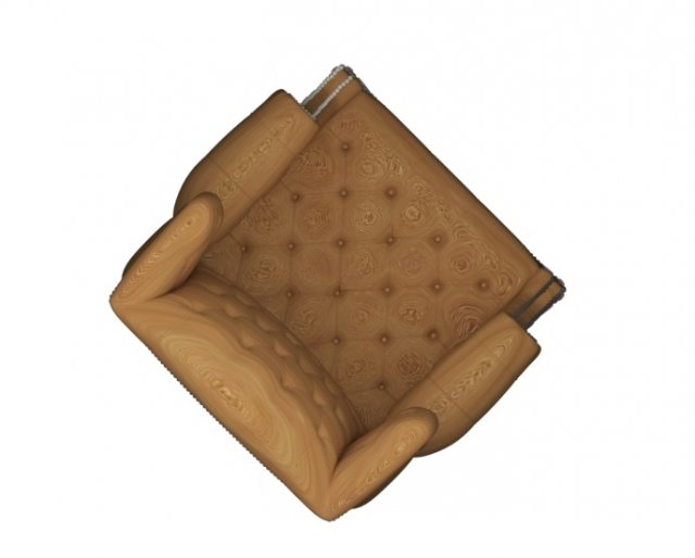 leather arm chair Modèle 3D .c4d .max .obj .3ds .fbx .stl .blend 