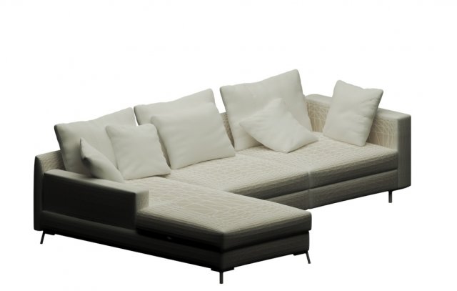 modern fabric sofa Modèle 3D .c4d .max .obj .3ds .fbx .stl .blend 