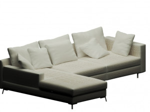 modern fabric sofa Modèle 3D