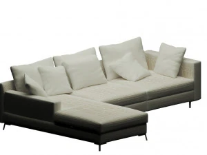 modern fabric sofa 3D Model