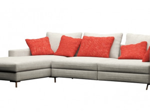 modern fabric sofa Modèle 3D