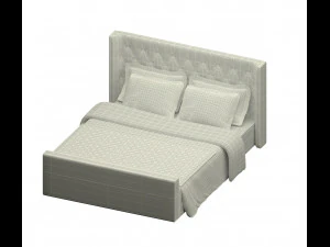 modern bed 3D Model