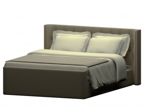 modern bed Model 3D