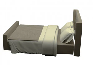 modern bed 3D Model