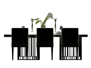 dinning table Modèle 3D