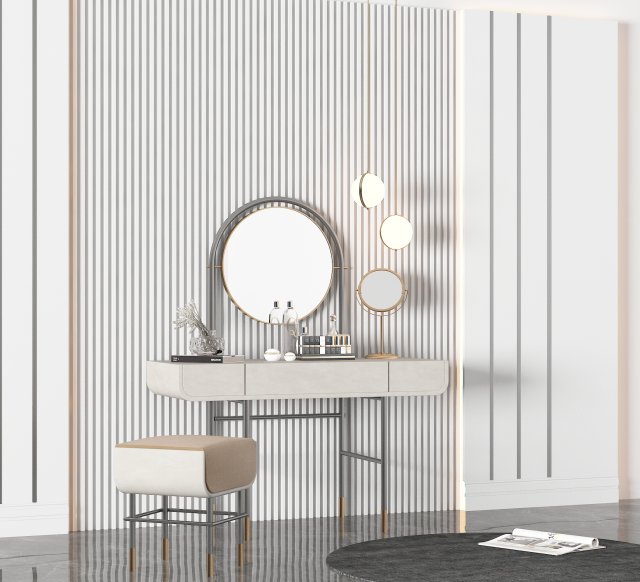 dresser Modelo 3D .c4d .max .obj .3ds .fbx .stl .blend 