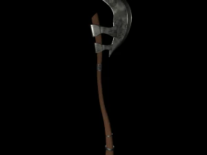 Streitaxt 3D Modell