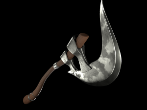 battle ax Modelo 3D