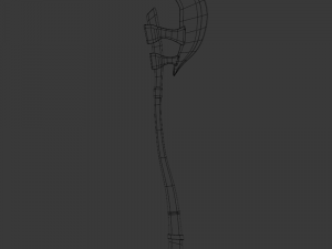 battle ax Modelo 3D