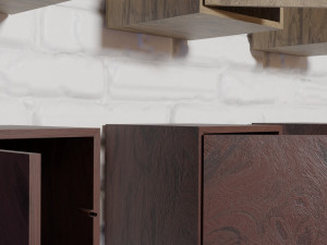 25 types of square shelves from ikea 3D-Modell