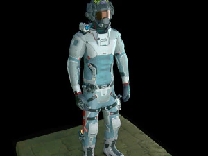 traje espacial Modelo 3D