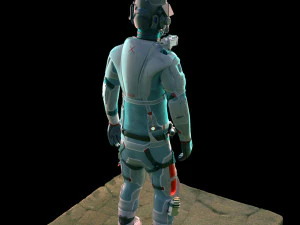 traje espacial Modelo 3D