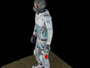 space suit Model 3D
