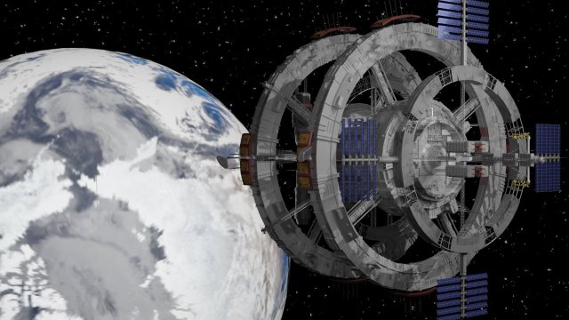 Spaceship 3D Model .c4d .max .obj .3ds .fbx .stl .blend 