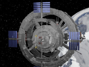 Spaceship 3D Model