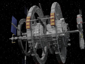 Spaceship 3D Model