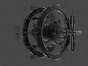 Spaceship 3D Model