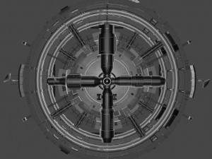 Spaceship 3D Model