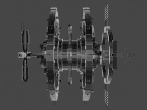 Vaisseau spatial Modèle 3D