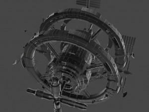 Spaceship 3D Model