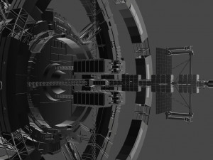 Spaceship 3D Model