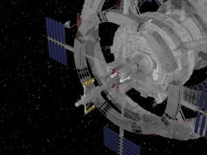 Spaceship 3D Model