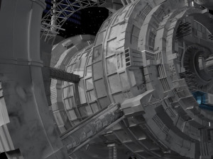Spaceship 3D Model