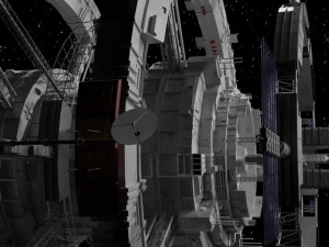 Spaceship 3D Model