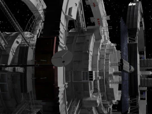 Vaisseau spatial Modèle 3D