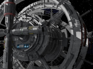 Spaceship 3D Model