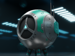 DRONE 02MV Modello 3D