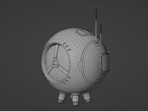 DRONE 02MV Modello 3D