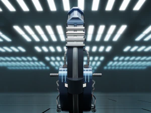 Moto de fic&ccedil;&atilde;o cient&iacute;fica Modelo 3D