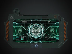 Sci-fi Tablet 3D Model