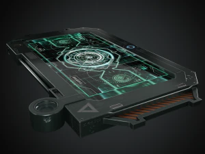 Sci-fi Tablet 3D Model