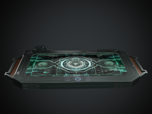 Sci-fi Tablet 3D 模型