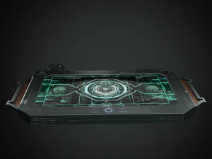 Sci-fi Tablet 3D Model