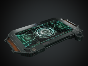 Sci-fi Tablet 3D 模型