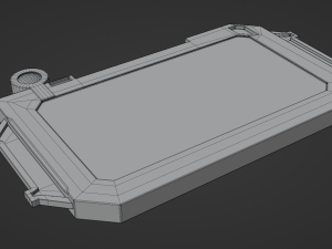Sci-fi Tablet 3D 模型