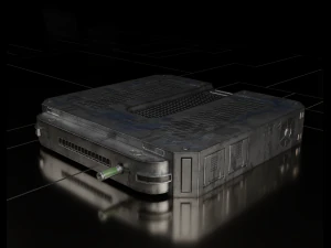Sci-fi Handbox 3D Model