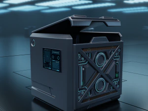 Sci-fi BOX 3D Model
