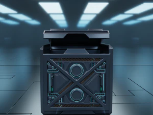 Sci-fi BOX 3D Model