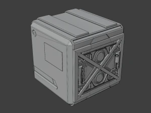 Sci-fi BOX 3D Model
