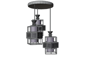 Chandelier 01 3D Model