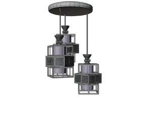 Chandelier 01 3D Model